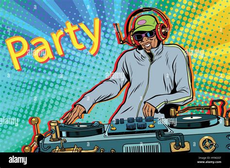 Dj Boy Party Mix Music Stock Vector Image And Art Alamy