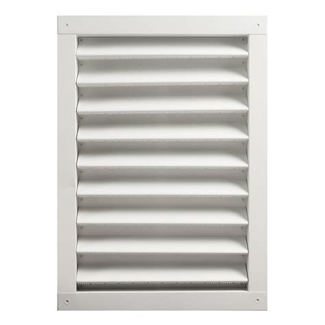 Our usa made gable vents offer more venting than industry standards, allowing for maximum venting, even for low profile roof spaces. Master Flow 26.5-in x 32.25-in White Rectangle Aluminum ...