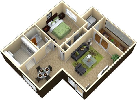 1 Bedroom 1 Bath 650 Sq Ft Details This Is A Great Floorplan