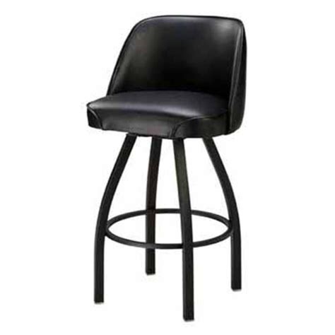 Regal Bucket Seat 26 In Black Cone Metal Counter Stool Bar Stools