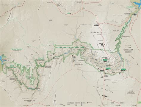 Filenps Grand Canyon National Park Map Wikimedia Commons
