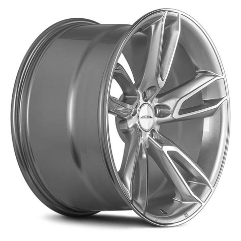 Ace Alloy® Scorpio Wheels Hyper Silver With Machined Face Rims