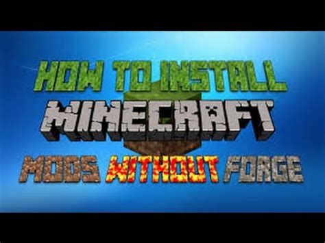 When you launch minecraft and click the mods button you should now see the mod is installed. How to install Minecraft mods Without Forge (Windows 7 ...