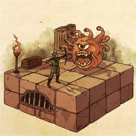 Dungeons And Dragons Beholder Encounter By Deimos Remus On Deviantart