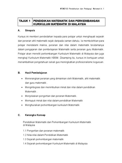Nordin tahir ipg kampus ipoh. MTES3073 Nota tambahan.doc
