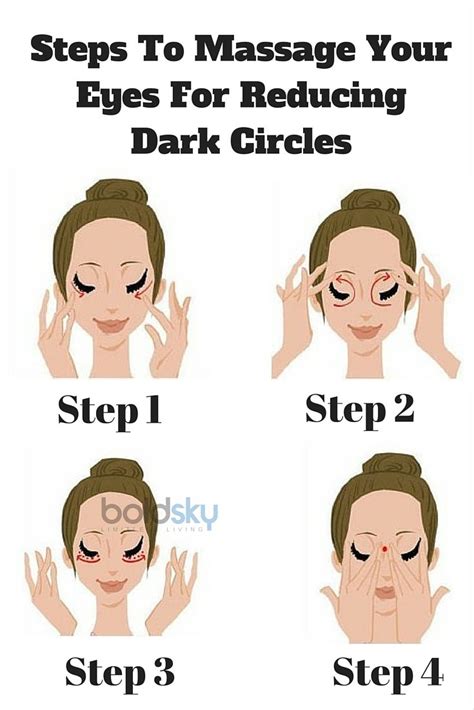 Follow This Step By Step Massage For Reducing Dark Circles Take A Look