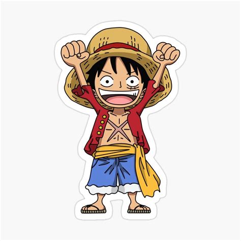 Funny One Piece Monkey D Luffy Sticker By Thegoodmark One Piece