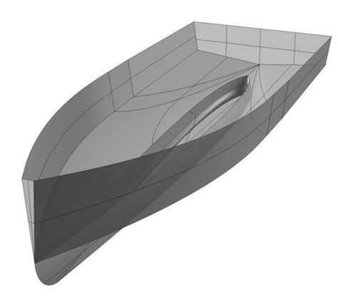 Hull Design For A Small Displacement Boat Boat Design Wooden Boat