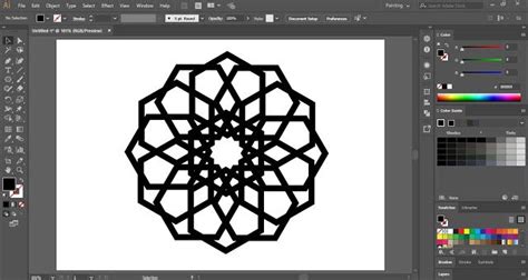 How To Create Interlaced Geometric Pattern In Adobe Illustrator