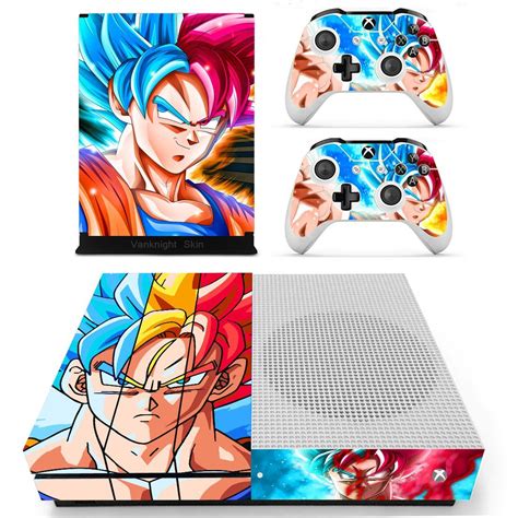 Vanknight Xb One S Slim Xb1 S Console 2 Controllers Skin Set Anime