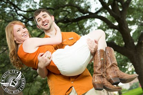 Amanda And Andy Dramatic Engagement Portraits At The Texas State