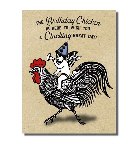 Birthday Chicken Greeting Card Oso And Bean