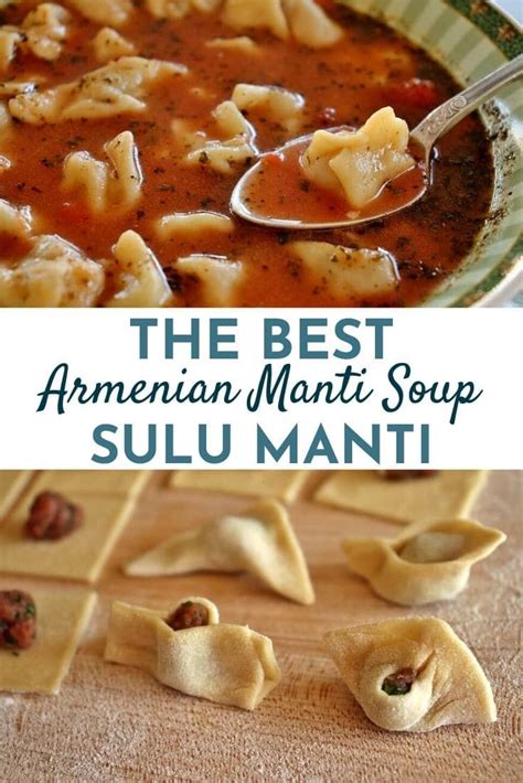Sulu Manti Manti Soup Is An Armenian Soup Featuring Beef Stuffed