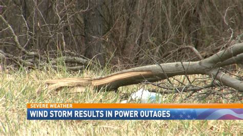 High Winds Cause Damage Power Outages Throughout Ohio Valley Wtov