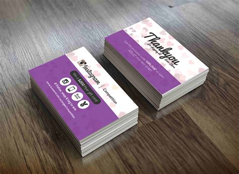 Business Thank You Card Design On Behance