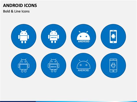 Android Icons Powerpoint Template Ppt Slides