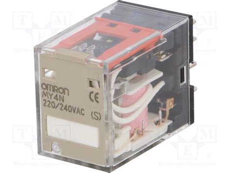 4pdt 240vac S 5a 1 Piece Plug In Power Relay Omron Industrial
