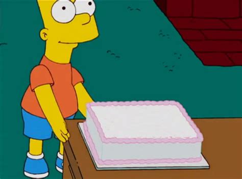 Bart Simpson Cake Blank Template Imgflip