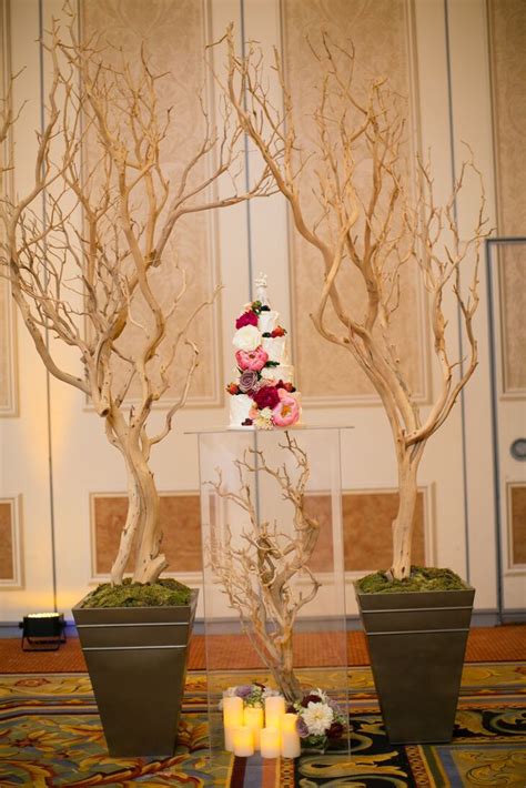 Maybe you would like to learn more about one of these? Enchanted Garden Manzanita Branch Wedding Cake Display