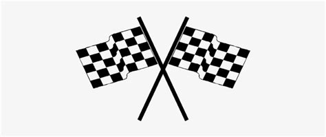 Checkered Flag Crossed Checkered Flags Png Transparent Png 440x440