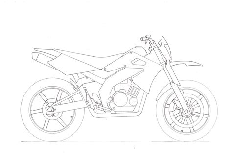 Maybe you would like to learn more about one of these? Sketsa Motor Trail / Cara Menggambar Motor Trail How To ...