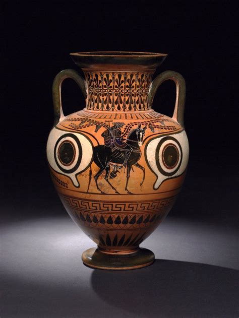 Honorthegods “ Black Figured Neck Amphora Hephaistos On A Donkey