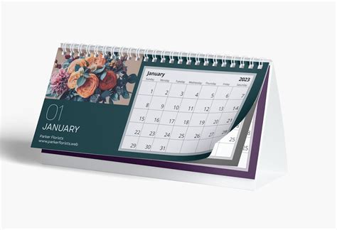 Personalised Desk Calendars 2024 Vistaprint Uk