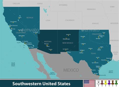 Southwestern United States Vectors Graphicriver
