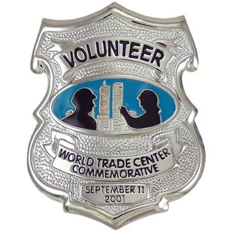 Worker Badges Lapel Pins 9 11 Commemorative Volunteer