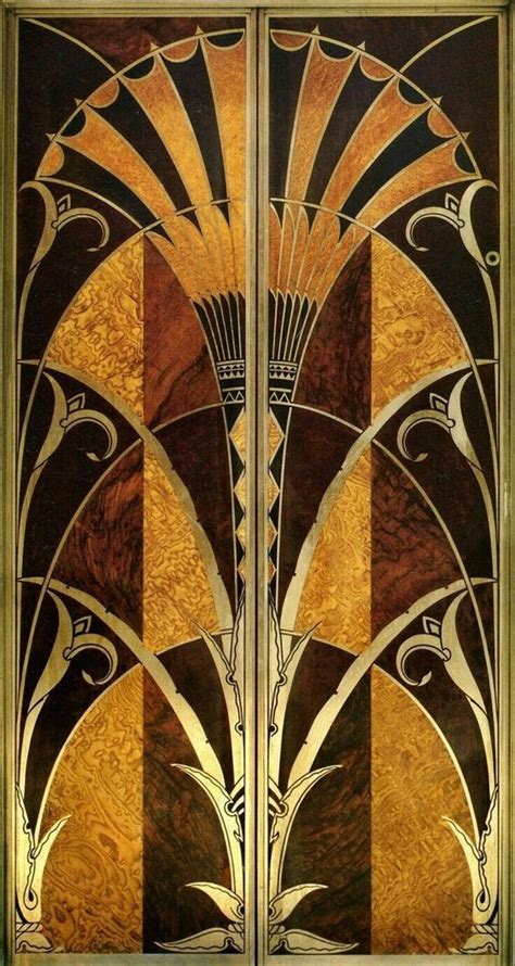 Egyptian Reeds On The Chrysler Building Elevator Doors Bronze Age