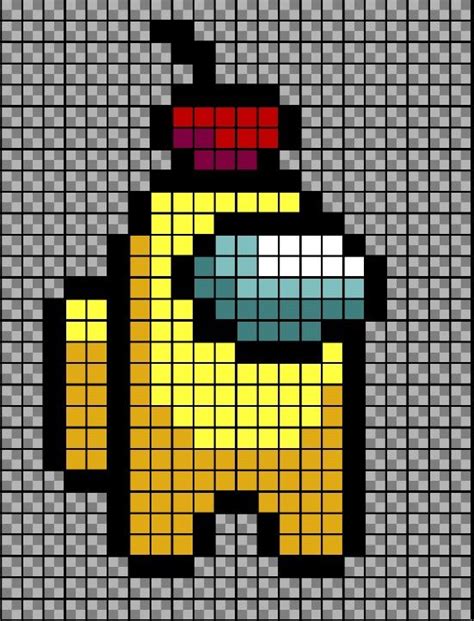 Among Us Pixel Art Coloriage Pixel Art Coloriage Pixel Pixel Art