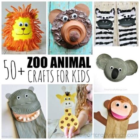 50+ Zoo Animal Crafts For Kids - I Heart Crafty Things