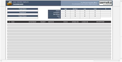 Issue Tracker Free Excel Template To Track Project Management Issues