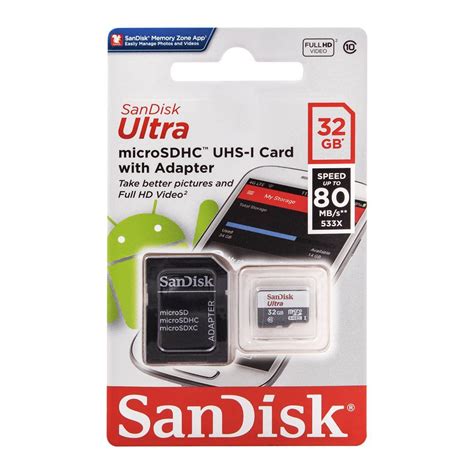 Buy Sandisk Ultra GB SDXC Micro SD UHS MB S Online At Best Price In Pakistan Naheed Pk