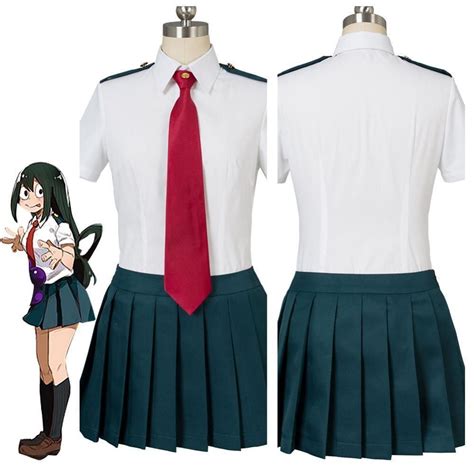 My Hero Academia Cosplay Costume Summer Uniform Tsuyu Asui Cosplay