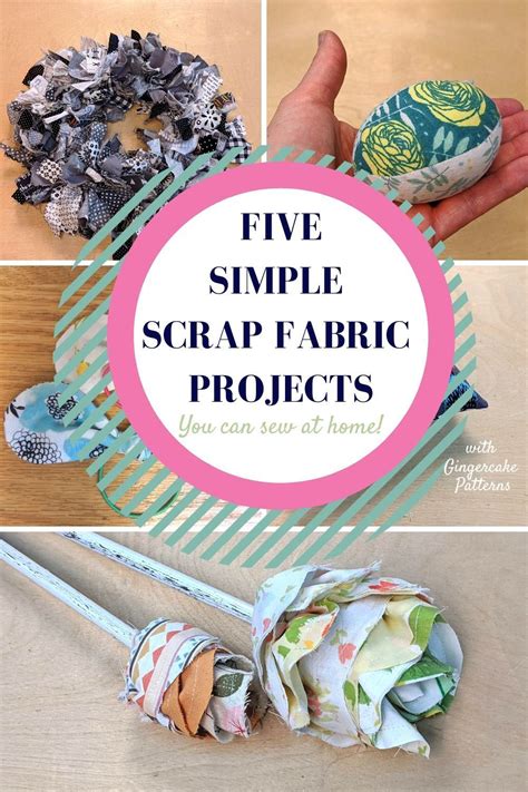 These 5 Easy Scrap Fabric Tutorials Are Fun And Easy To Sew With