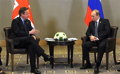 Meeting With British Prime Minister David Cameron • President Of Russia