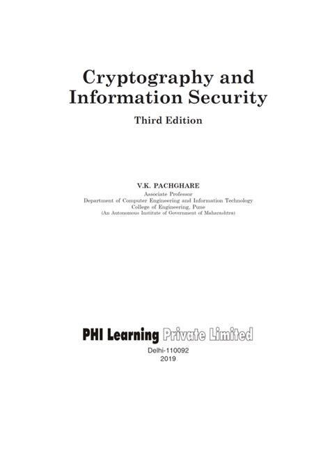 Use this info to determine if your app uses cryptography in a way that might prevent it from being listed in. (PDF) Cryptography and Information Security