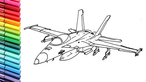 Explore 623989 free printable coloring pages you can use our amazing online tool to color and edit the following military airplane coloring pages. Drawing and Coloring Fighter Jet for Kids - Aircraft Color ...