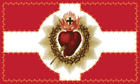 June Most Sacred Heart Of Jesus Flag