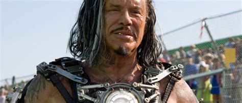 Actor mickey rourke was part of the marvel cinematic universe when it was barely a universe. First Look: Mickey Rourke as Whiplash in Iron Man 2 - /Film