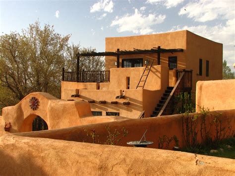 Southwest Style Pueblo Desert Adobe Home Cob Earthbag Ston Artofit