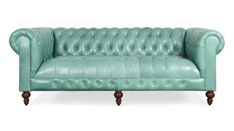 Cococo Home Chelsea Chesterfield Leather Sofa Made In Usa