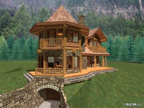 The small cabin floor plans featured here have a look and feel that belie their compact exteriors. Small House Plan...A Storybook Cabin Cottage!
