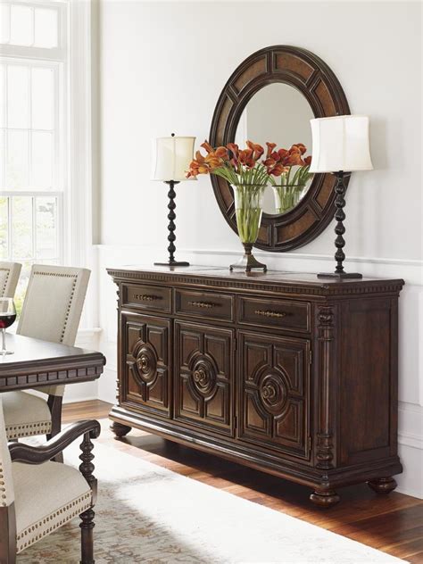 How to play fright lined dining room. Senegal Buffet With Hammered Copper Top And Full-Extension ...