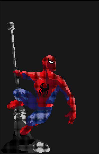 Pixel Art Hard Spiderman Grid Gallery Search Brik Pixel Art Grid