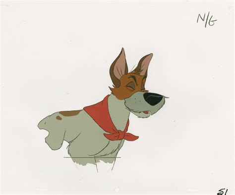 Oliver And Company Production Cel Id Augoliver Van Eaton