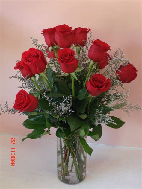 Dozen Long Stem Red Roses W633 In San Francisco Ca Fillmore