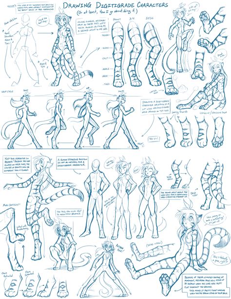Tkturials Digitigrade Legs Guide By Twokinds Drawings Art