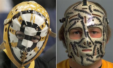 The Many Masks Of Gerry Cheevers Goalie Mask Boston Bruins Goalies